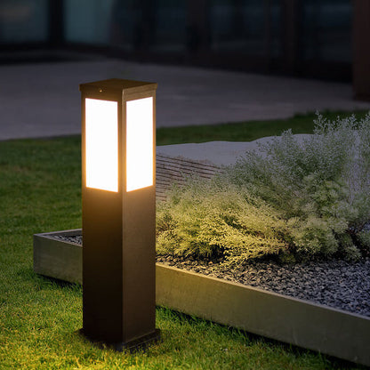 Outdoor Lamp with Warm LED Light