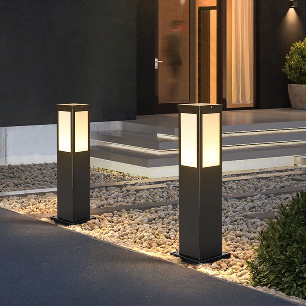 Outdoor Lamp with Warm LED Light