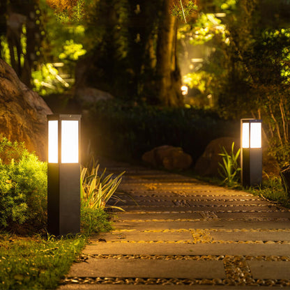 Outdoor Lamp with Warm LED Light