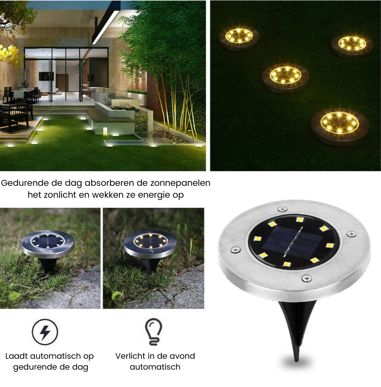Wireless LED Solar Garden Lights - Eco Friendly
